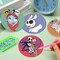 8Pcs Diamond Painting Coasters with Holder,DIY Halloween Life Coaster